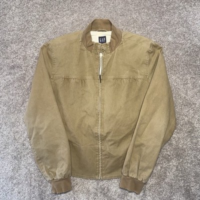 vintage gap bomber brown jacket