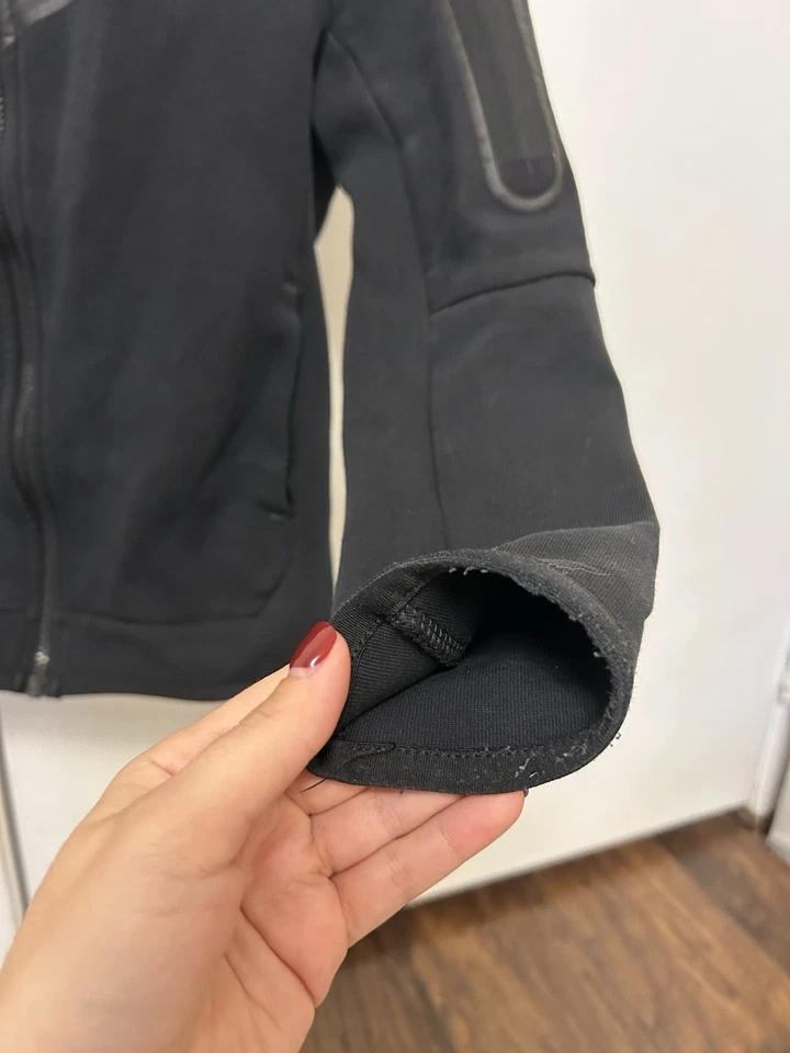 Sudadera con Capucha Nike Tech Ropa Deportiva Niños Mediana en Negro Ajuste Estándar Talla M Foto 4 de 4