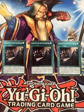Yugioh Playset 3x Edler Ritter der Tafelrunde NKRT DE018/ Platinum Rare/ Exc