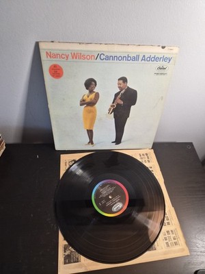 NANCY WILSON & CANNONBALL ADDERLEY Self Titled LP G+/W Capitol VINYL Jazz NAT