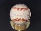 Autographed AL Baseball Mickey Mantle