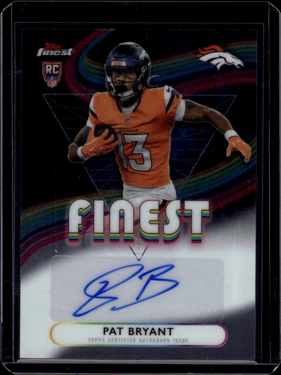 2025 Finest #RFA-PB Pat Bryant Rookie Finest Autographs