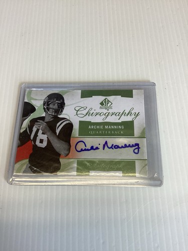 2010 Upper Deck Archie MANNING AUTO Signature Old Miss Chirography CH-AM SPA