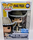 Funko Pop! Miss All Sunday 1884 One Piece Netflix Anime Nico in Hand + Protector