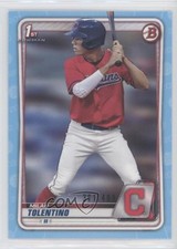 2020 Bowman Draft Sky Blue Border 361/499 Milan Tolentino #BD-4 0l2