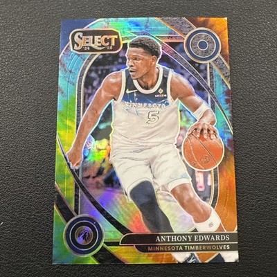 2024-25 Select Anthony Edwards Courtside Tie Dye Prizm /25  #248 Timberwolves