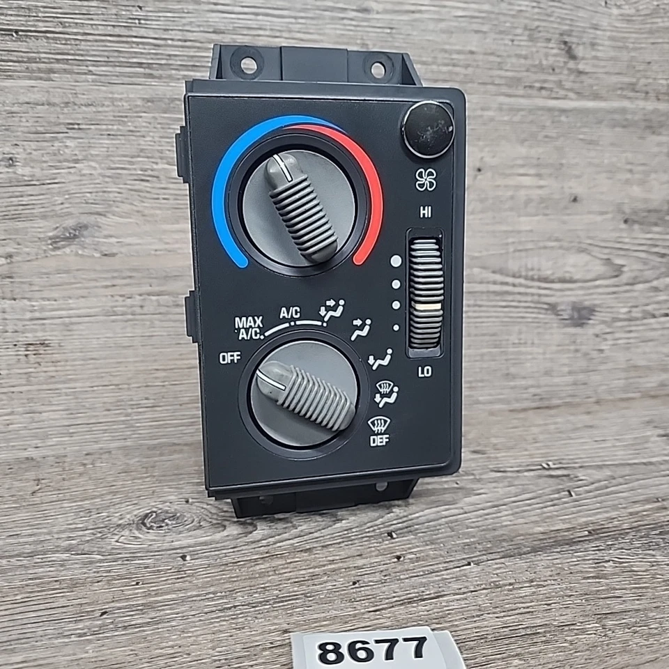94-97 Chevy Blazer S10 GMC Jimmy Sonoma controle climático de temperatura A/C - Imagem 2 de 4