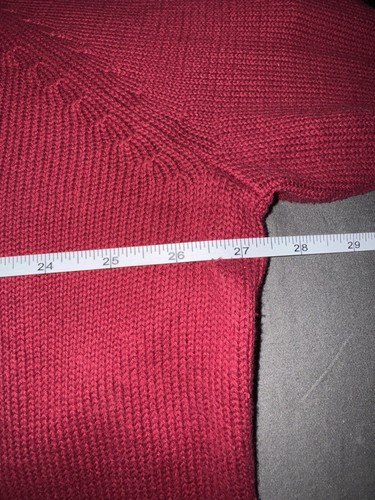 Relativity Women’s 3X 3XL Berry Red Sweater Jacket Hoodie Coat Wrap Zip Pockets - Picture 11 of 12