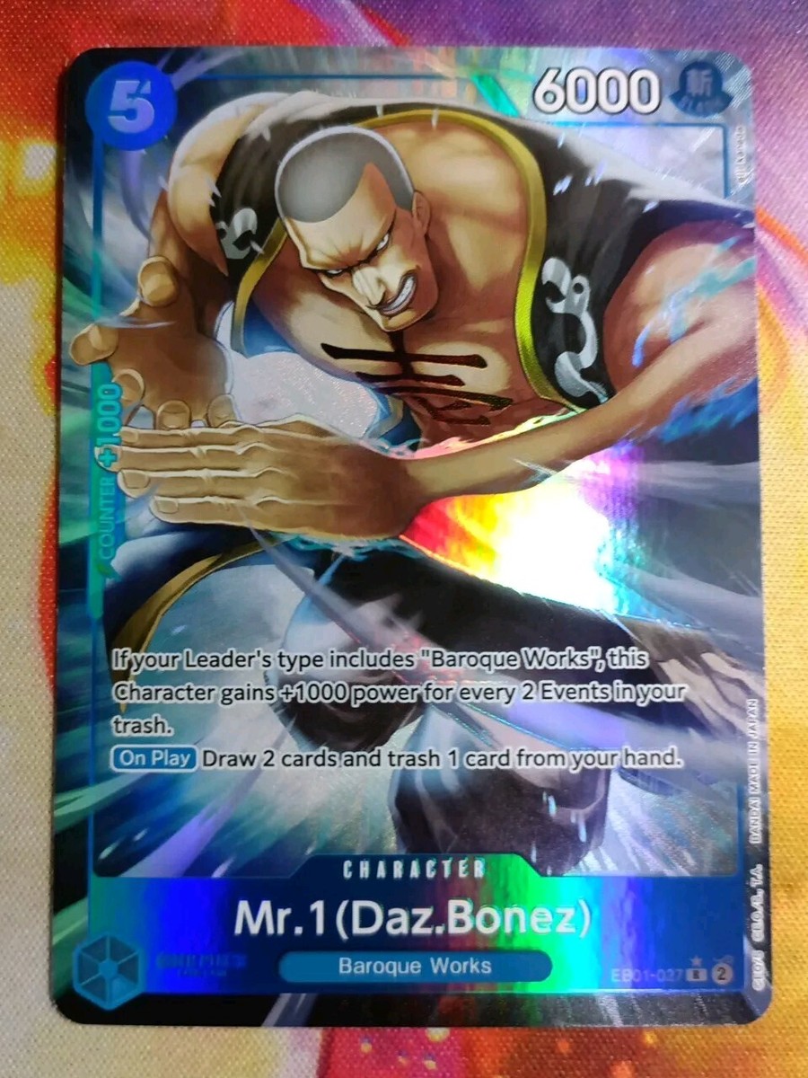 One Piece Mr. 1 (Daz.Bonez) EB01-027 Memorial Collection