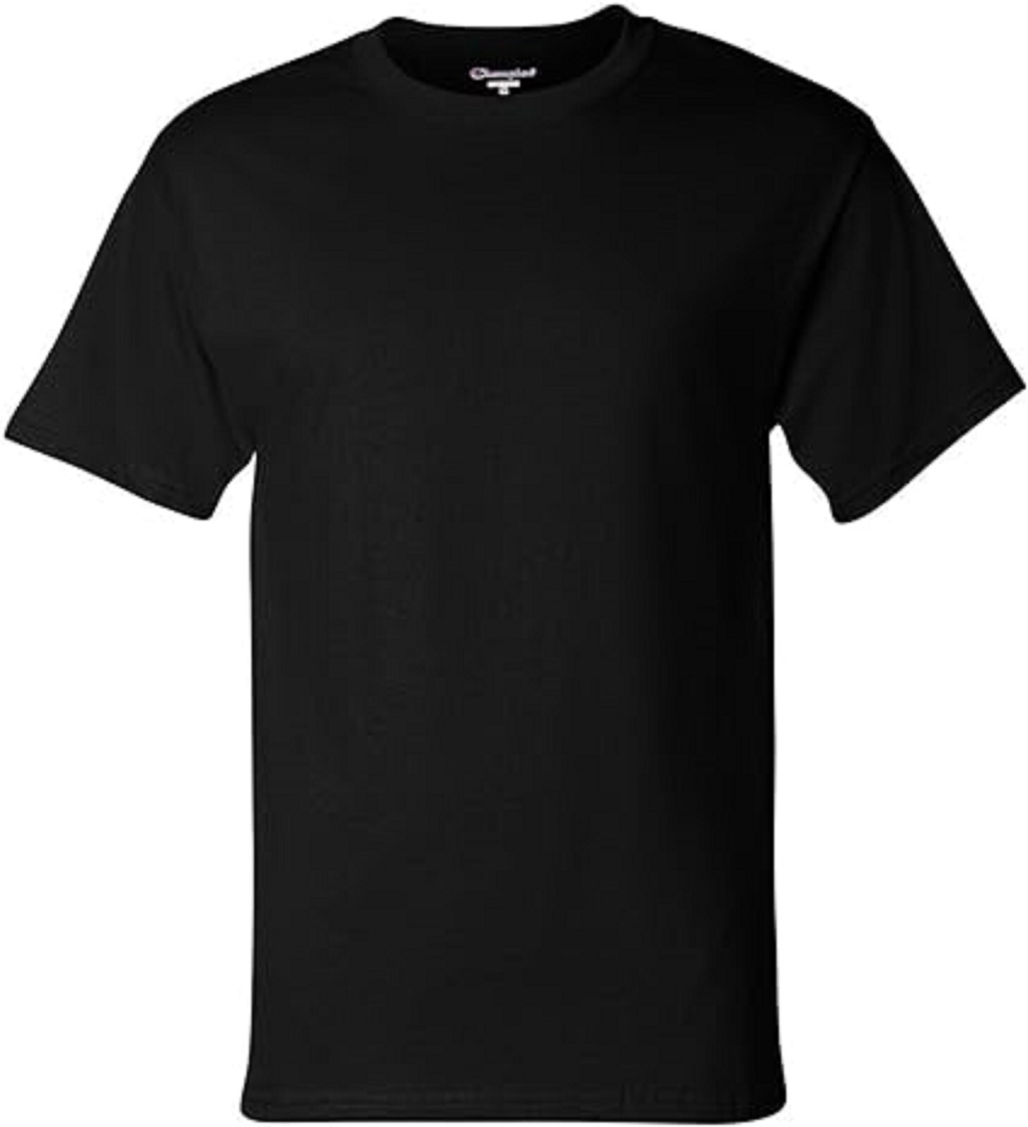 Champion Men's Short Sleeve Jersey Athletic T-Shirt BLACK SMALL