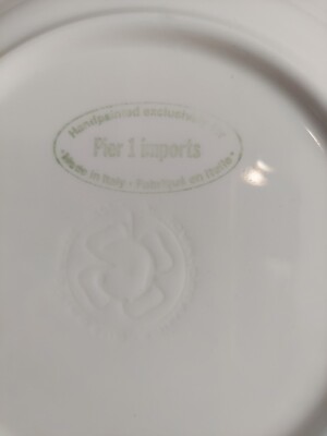 pier one imports Salad Plates Set Of 4 Tulips Pattern Made pier one imports Salad Plates Set Of 4 Tulips Pattern Made