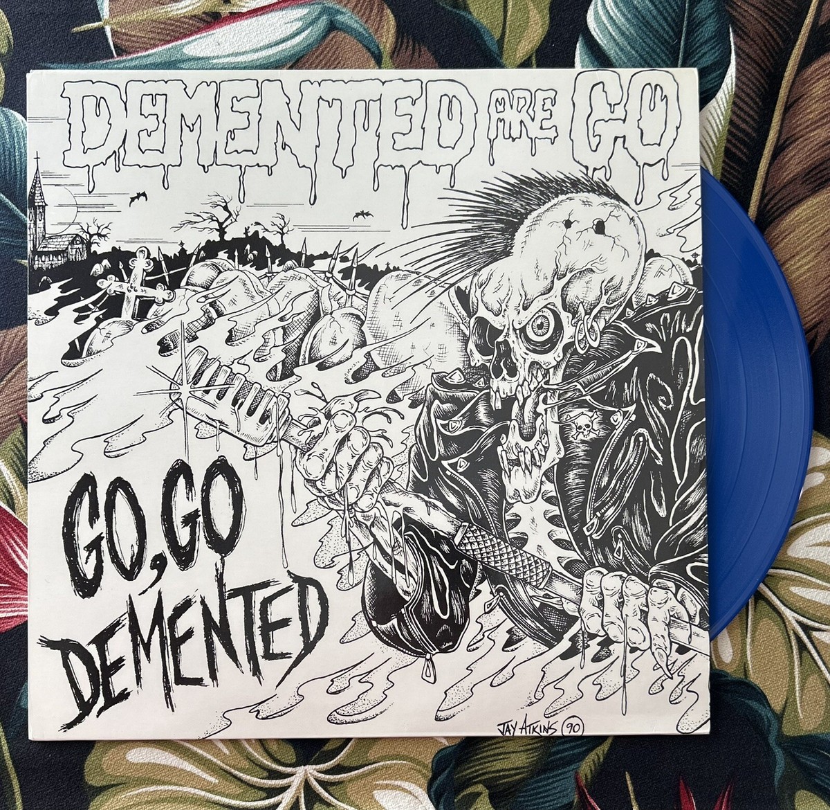 DEMENTED ARE - GO GO GO DEMENTED .. PSYCHOBILLY BLUE VINYL LP | eBay