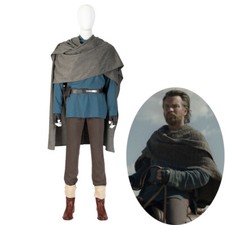 2022 Obi-Wan Kenobi Costume Cosplay Obi-Wan Suit Blue Outfit Ver3