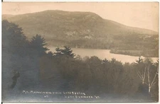 Mt. Moosalamoo From Cold Spring, Lake Dunmore VT RP Postcard 1926