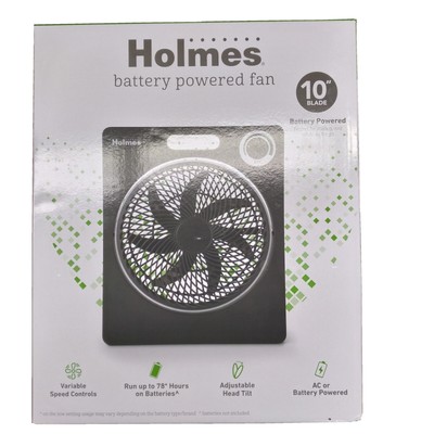 Holmes Battery Powered Fan 10\