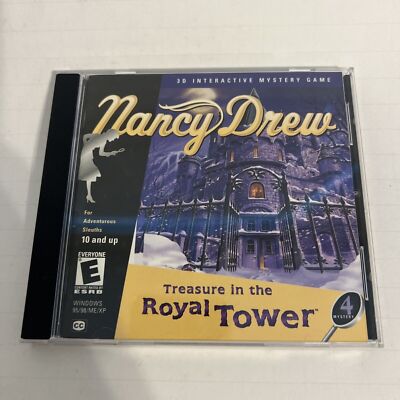 Nancy Drew Treasure in the Royal Tower Mystery #4 (2001, PC CD-Rom) WIndows