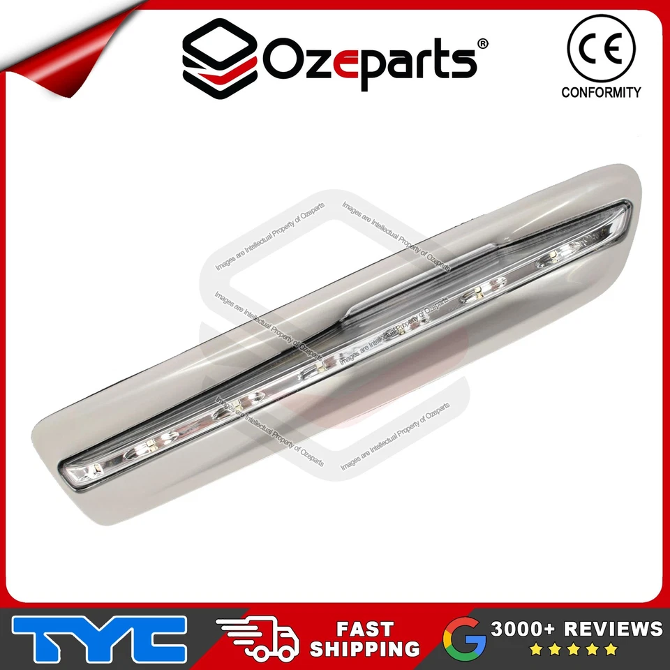 TYC Pair LH+RH Guard Flasher Lamp LED Grey For Holden Statesman WM 2006-2017 - Image 4 of 4