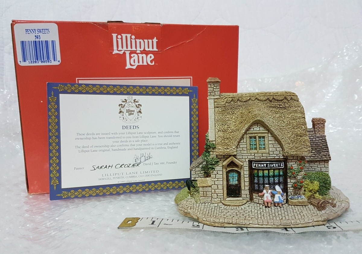 Lilliput Lane PENNY SWEETS 1992 - Village Shops - Mint Condition