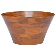 Image of Basin Solid Teak Wood Φ40x20 cm vidaXL