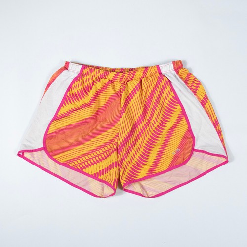 CHAMPION C9 LINEA DONNA in esecuzione Pantaloncini giallo rosa Vacanze  Estive piccola grafica retrò | eBay