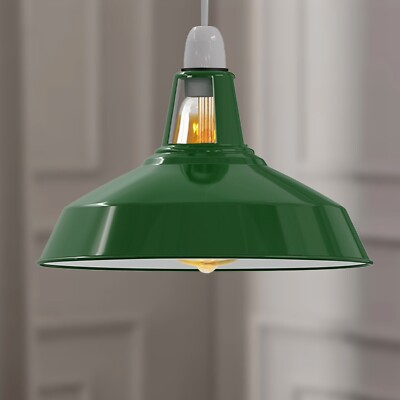 Metal Hanging Lamp Shade Pendant Light Shade for Kitchen Modern Easy Fit E26