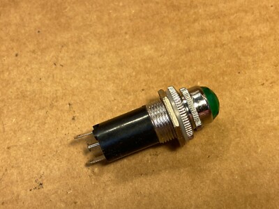 New Green Pilot Light Indicator Lamp Vintage-Style Faceted for Tube Amplifier 