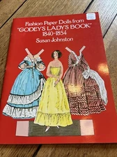 Fashion Paper Dolls From Godey's Lady's Book 1840-1854 Susan Johnston 1977 UNCUT