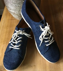 women's denim tennis shoes