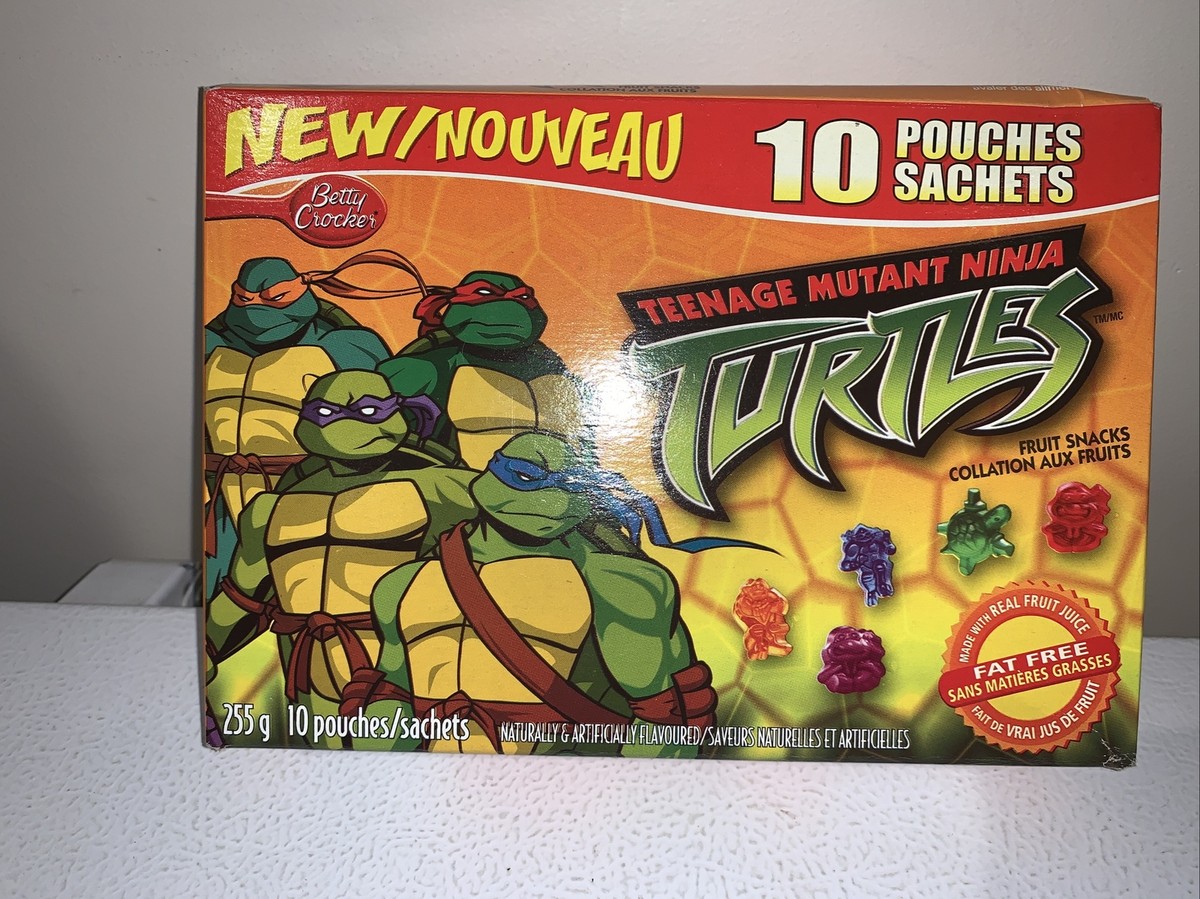 Teenage Mutant Ninja Turtles Fruit Snacks New TMNT 2005 Food MISB
