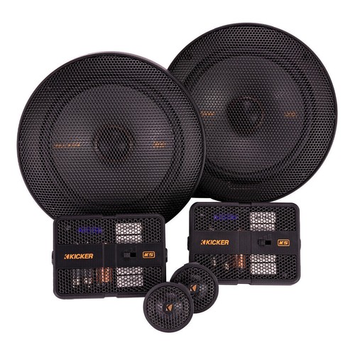 Kicker 51KSS6504 6.5" 125 Watt Car Audio Component Speakers Pair KSS650