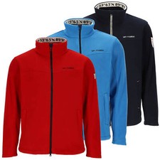 Giacca pile uomo Dry Fashion giacca Aurich collo alto riscaldante vestibilità sportiva