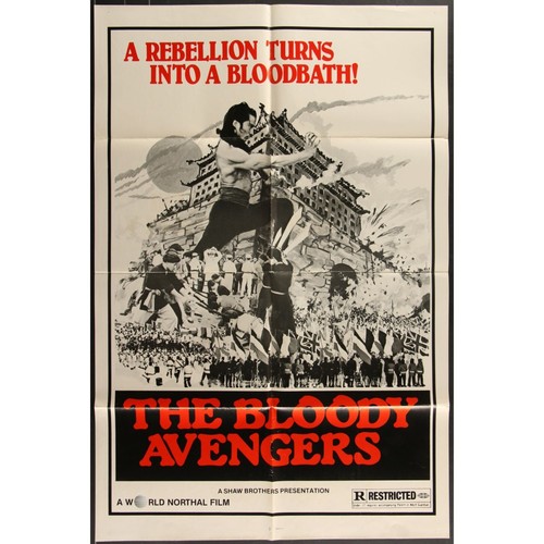 Bloody Avengers (1976) Original Movie Poster 27 x 41
