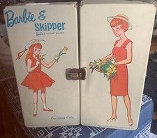 Vtg 1964 Barbie Skipper Double Carrying Case
