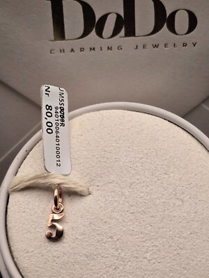 Dodo Pomellato Anhänger Charm´s  in 375 er Gold DMB4025 Glück Nr5 Neu OVP80 -40%