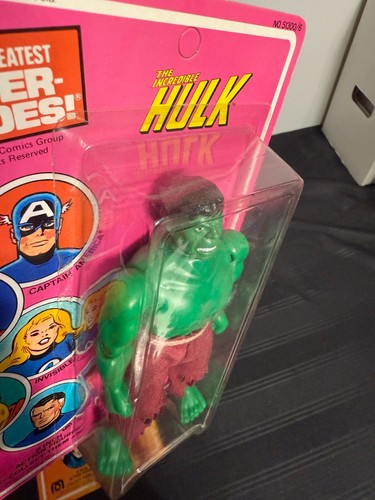 Mego Incredible Hulk 8" Figure 1979 MOC WGSH Sealed - Variant? Backwards Belt - Picture 6 of 9