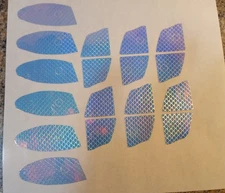 SUPER UV SCALE MEATHEAD 6 PAIRS FISHING LURE TAPE DIE CUTS