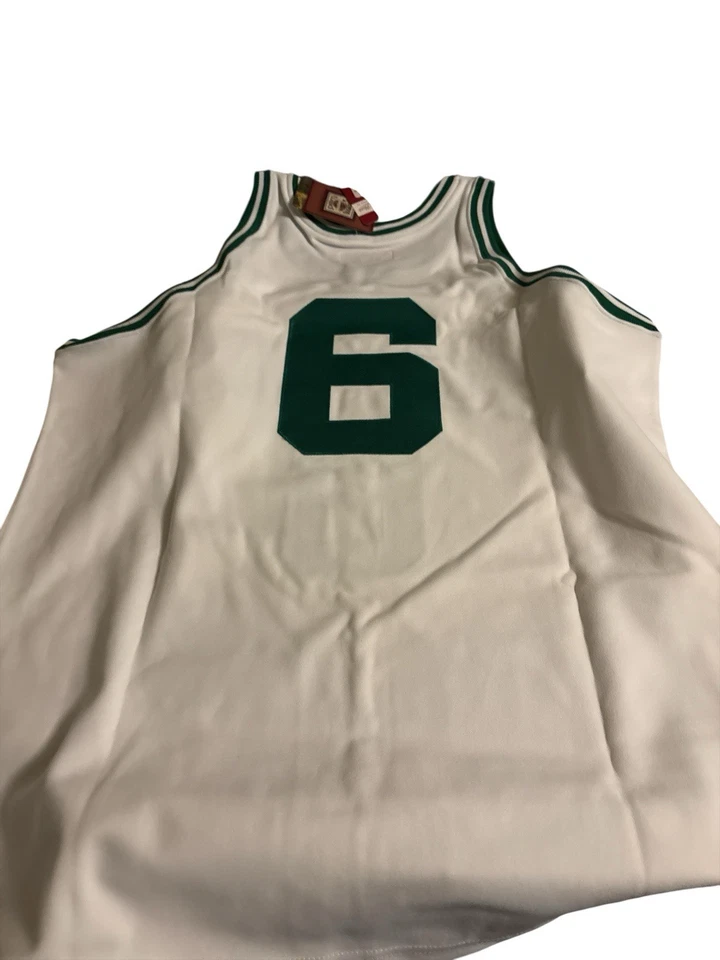Bill Russell 11x Champ  Mitchell & Ness Boston Celtics Jersey COA R. Altman - Image 3 of 4