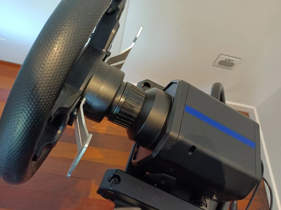 PXN V99 PC Steering Wheel Real Feedback With Pedals, Gear Stick & Nylon Stand. - image 3 of 4