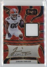 2024 Select Rookie Signature Memorabilia Red Wave Prizm Jamari Thrash 1of8