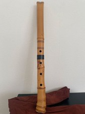 Tamai Chusen Shakuhachi 1 Shaku 8 Sun Crack Bambus Instrument zur Reparatur