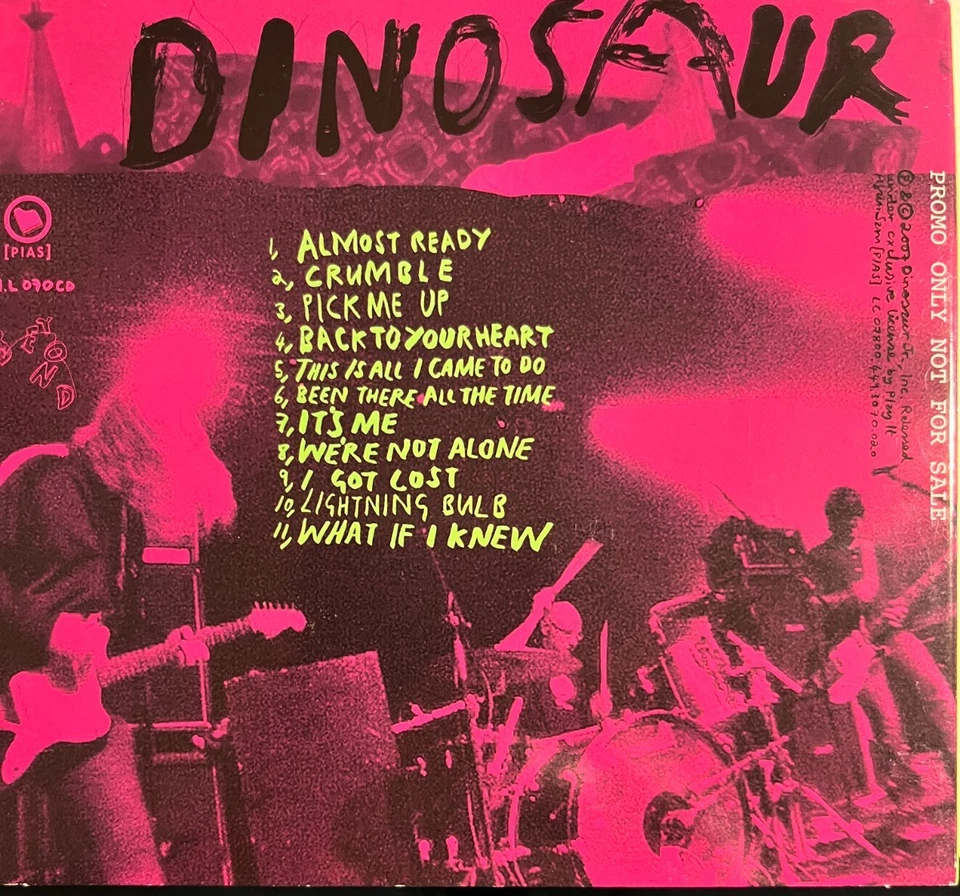 DINOSAUR JR - Beyond CD Digipak 2007 PIAS Ex-Promo Foto 2 de 2
