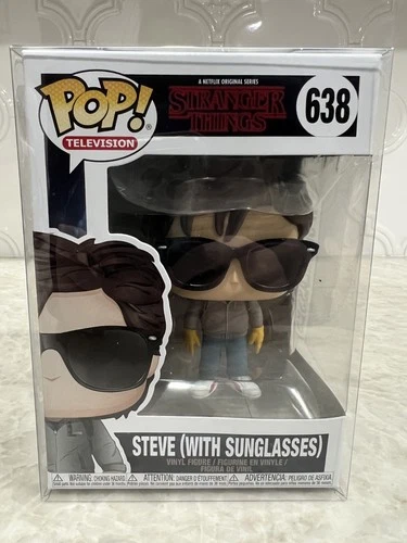 Funko POP! Stranger Things STEVE (WITH SUNGLASSES) 638 NEW w/ Protector