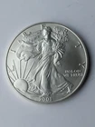 2001  AMERICAN SILVER EAGLE  1ozt **BU**  ASE**  .999 FINE SILVER  $1