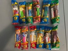 12 Assorted Bagged Pez In packages Lot 10