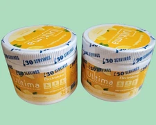 Lot of 2 Ultima Replenisher Hydration Electrolyte LEMONADE  30 servings (2 Pack)