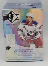 Factory Sealed Blaster Box 2020-21 Upper Deck SP NHL Hockey Cards DINGED SEE PIC