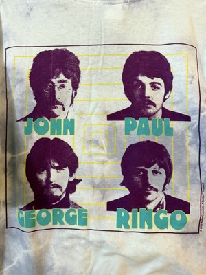The Beatles Graphic Band Tee Tie Dye I Am The Walrus T-Shirt Junk Food Medium