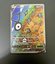 Unown V (Alternate Full Art) 177/195 Swsh12: Sword & Shield - Silver Tempest... on eBay