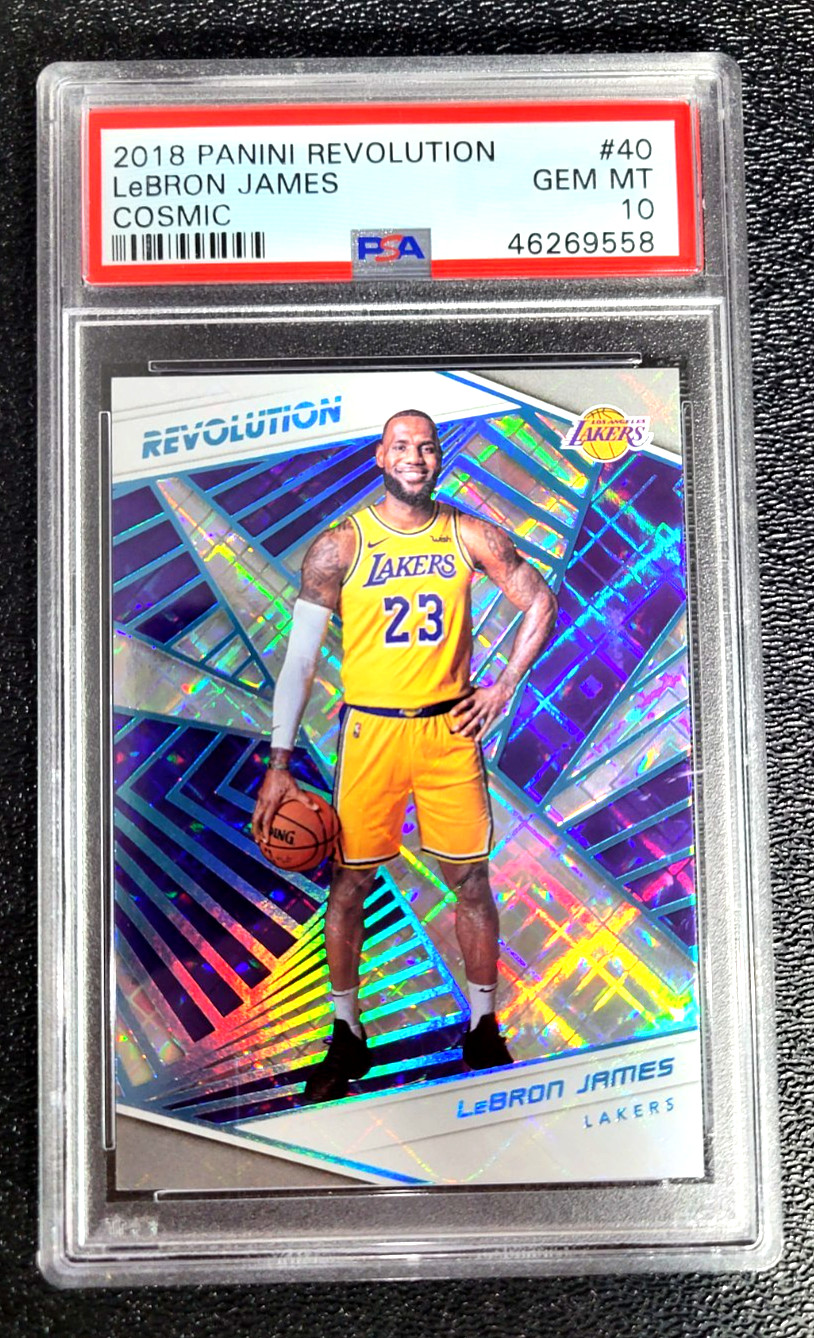 2018 PSA 10 GEM MINT LEBRON JAMES REVOLUTION COSMIC SP /100 G6577