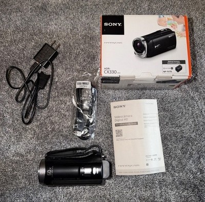 SONY Handycam HDR-CX330 Full HD Handheld Camcorder(Black) - NEW/OPEN BOX